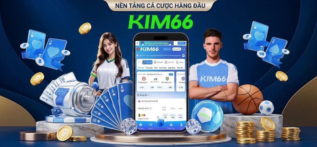 Giao diện trang chủ Kim66 mới nhất 2026 trên PC